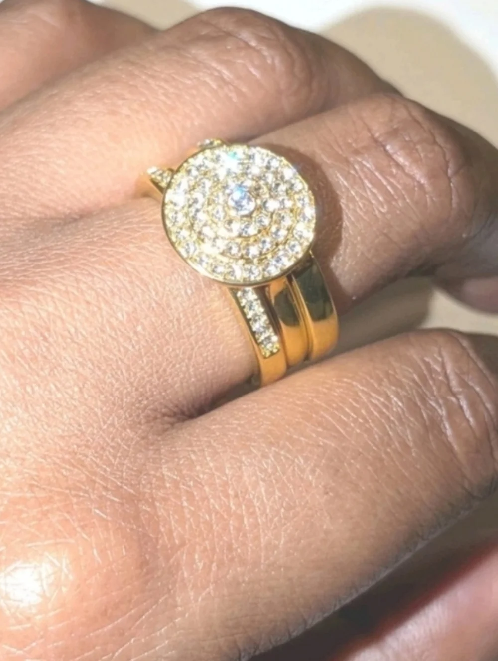 Womens 5ct Round Cut Lab Created Diamond Three Piece Wedding Ring Set Sz 10